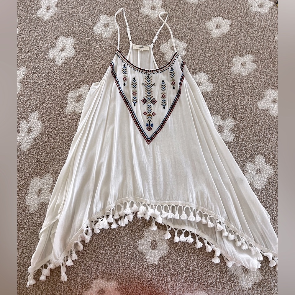 Entro Embroidered Tank Top